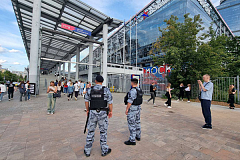 Столичные росгвардейцы обеспечили безопасность матча РПЛ